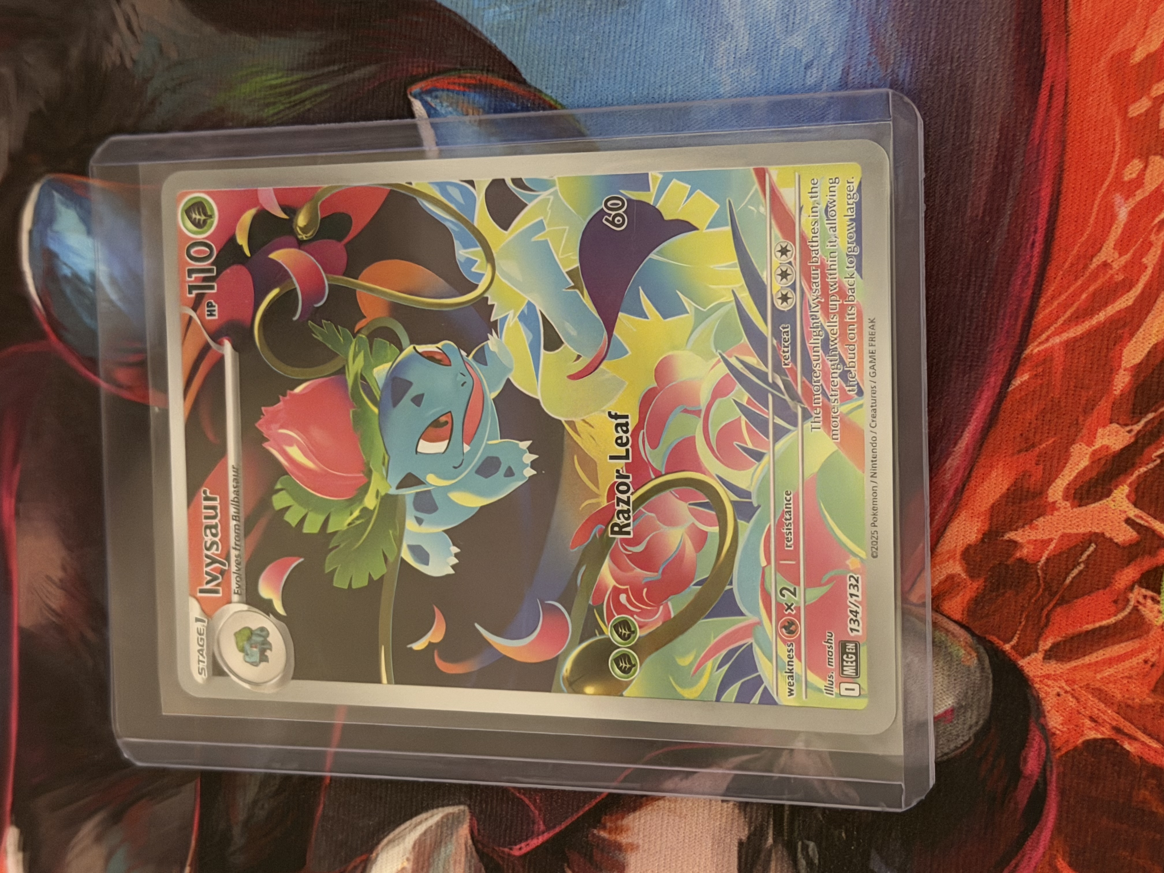 Ivysaur Illustration Rare (134) 2025 Pokemon Meg EN-Mega Evolution